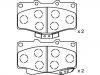 Brake Pad Set:04491-35160